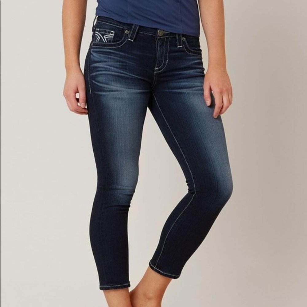 Big Star Vintage Cropped Maddie Stretch Jeans 28 Ankle